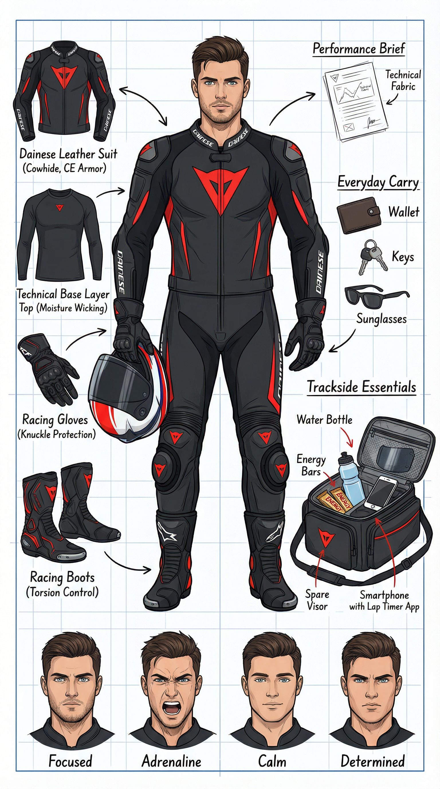 dainese biker character sheet